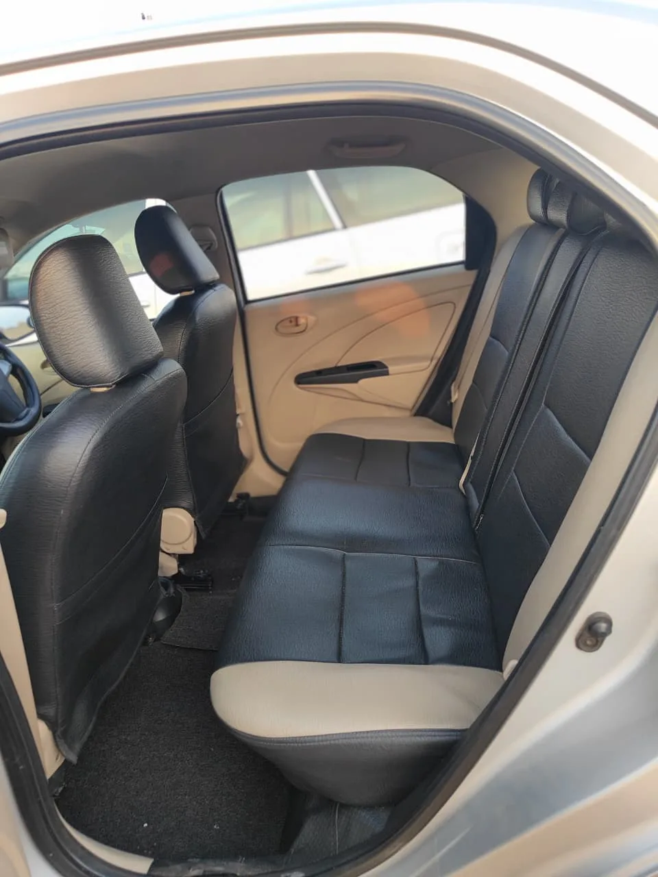Toyota Etios taxi service in Kanyakumari — Toyota Etios interior 3